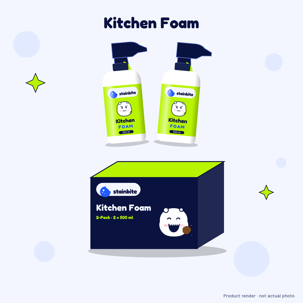 Kitchen Foam: Pack shot