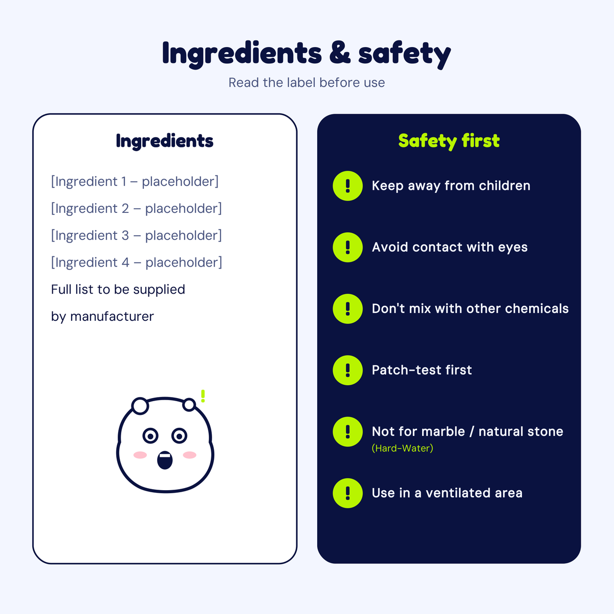 Hard-Water Foam: Ingredients & safety