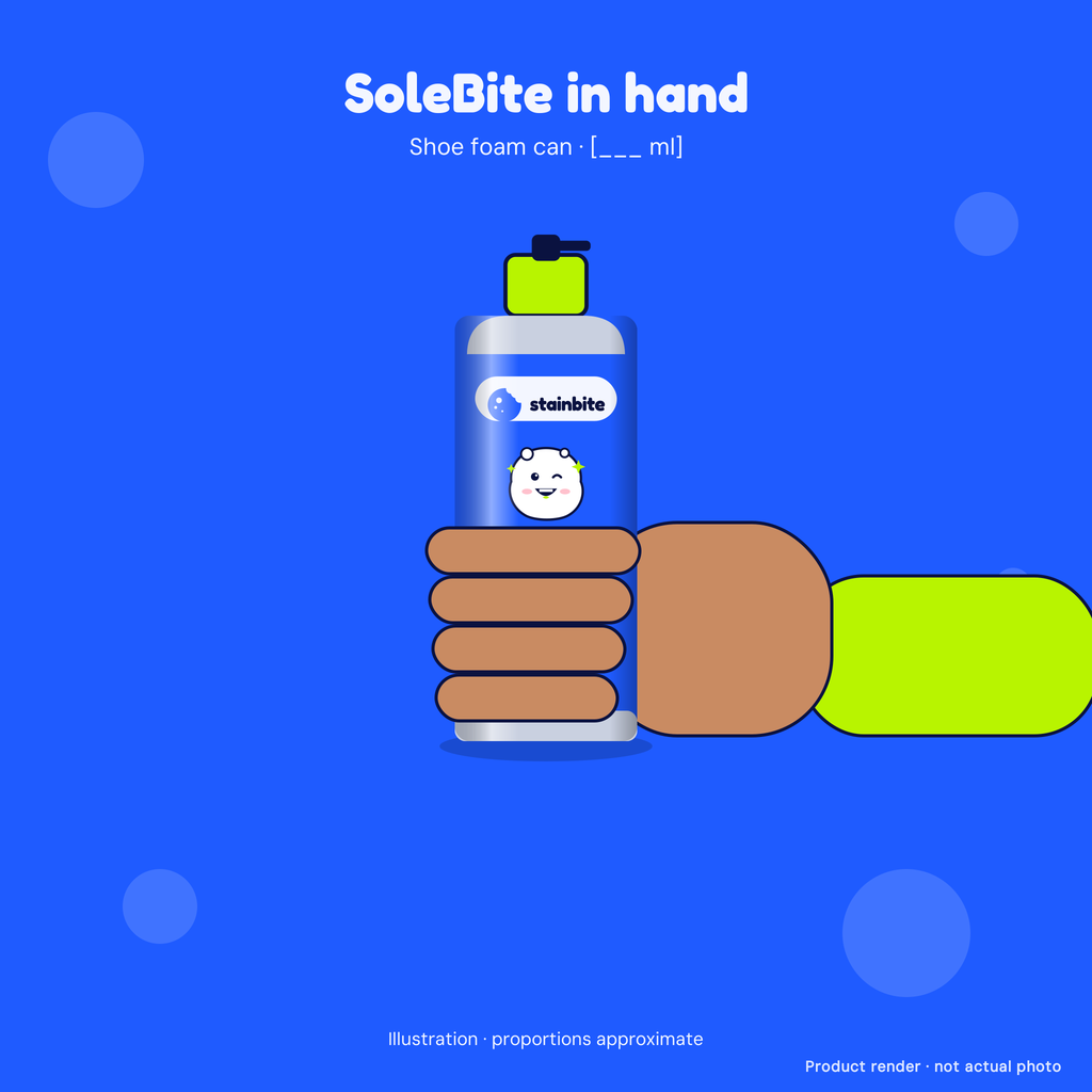 SoleBite: Size in hand (shoe)